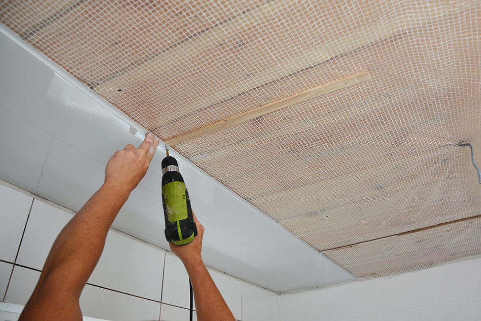 Installing Wall and Ceiling Panels in Your Kitchen or Bathroom